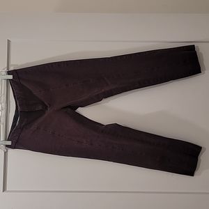 Banana Republic Maroon Sloan Fit Pants